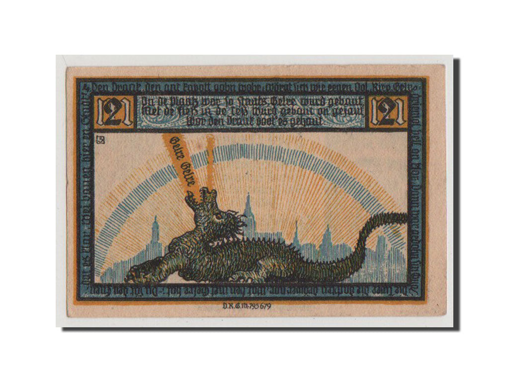 Banconote, Germania, Geldern Stadt, 2 Mark, SPL+, Mehl:414.1b