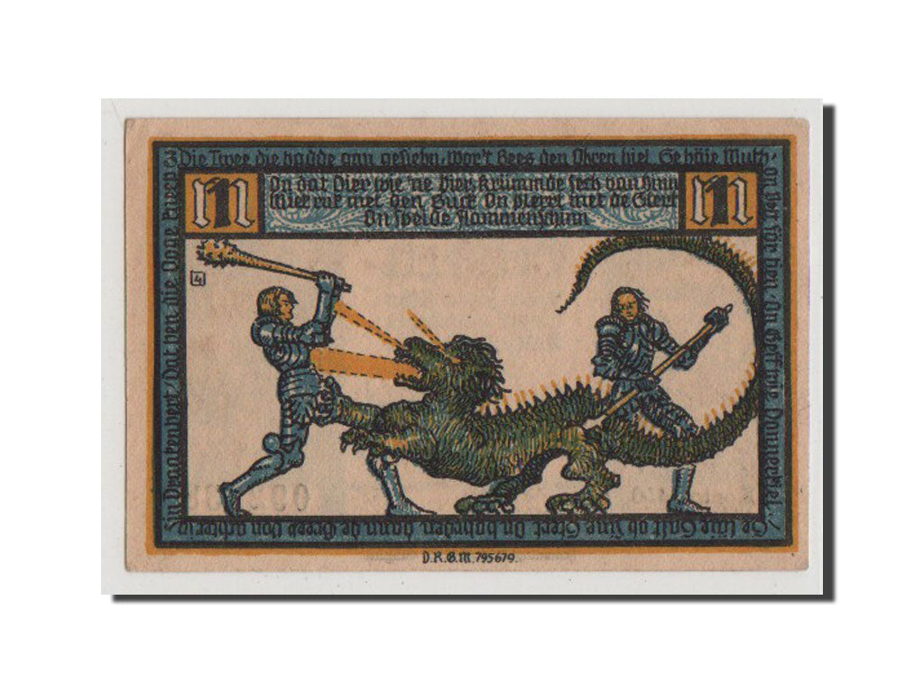 Banconote, Germania, Geldern Stadt, 1 Mark, SPL+, Mehl:414.1b