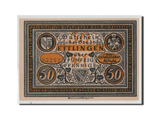 Banknot, Niemcy, Ettlingen, 50 Pfennig, 1921, UNC(65-70), Mehl:355.1