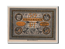 Banknot, Niemcy, Ettlingen, 50 Pfennig, 1921, UNC(65-70), Mehl:355.1