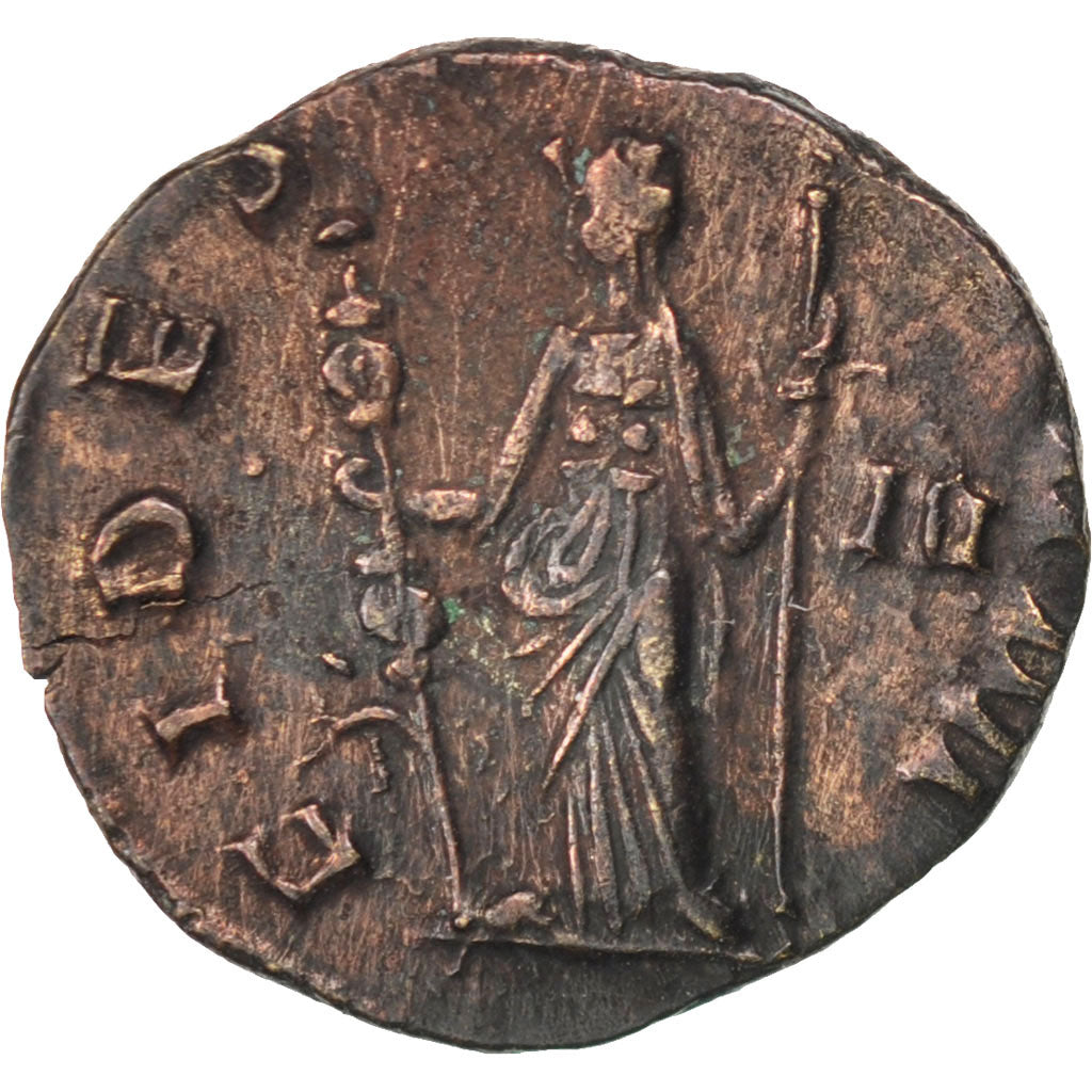 Moneta, Gallienus, Antoninianus, Roma, EF(40-45), Bilon, RIC:192A