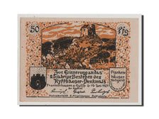 Banconote, Germania, Frankenhausen am Kyffhauser Stadtische, 50 Pfennig, 1921