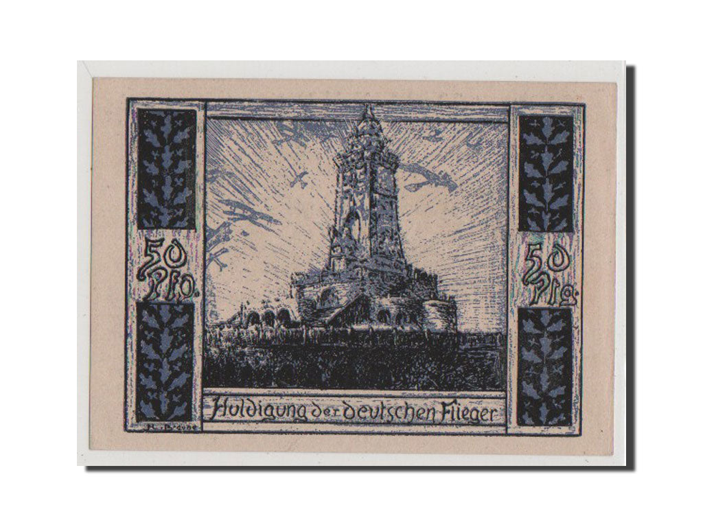 Banknote, Germany, Frankenhausen am Kyffhauser Stadtische, 50 Pfennig, 1921