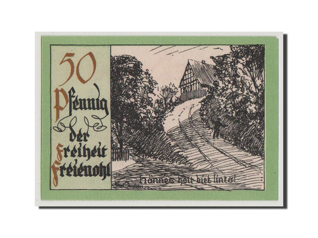 Geldschein, Deutschland, Westfalen, 50 Pfennig, UNZ, Mehl:384.1