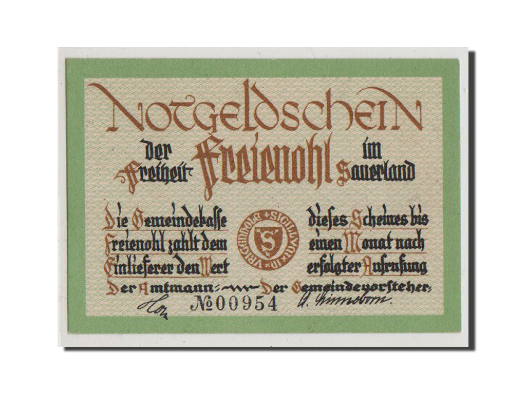 Banconote, Germania, Westfalen, 25 Pfennig, FDS, Mehl:384.1