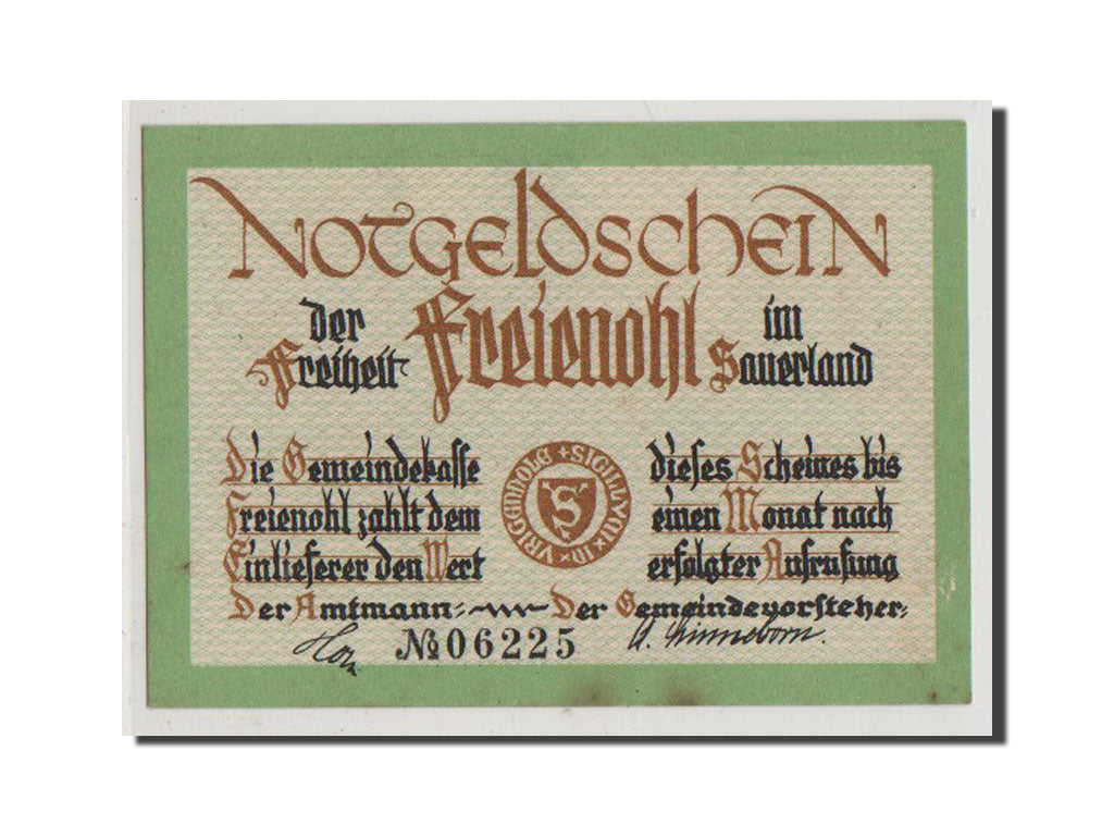 Banconote, Germania, Westfalen, 1 Mark, SPL, Mehl:384.1