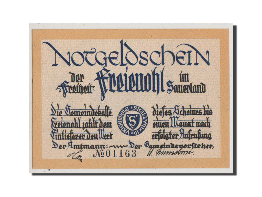 Banconote, Germania, Westfalen, 25 Pfennig, FDS, Mehl:384.1