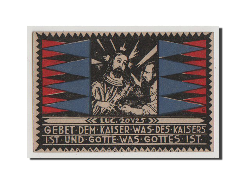 Banconote, Germania, Eutin Stadt, 25 Pfennig, 1921, FDS, Mehl:356.1