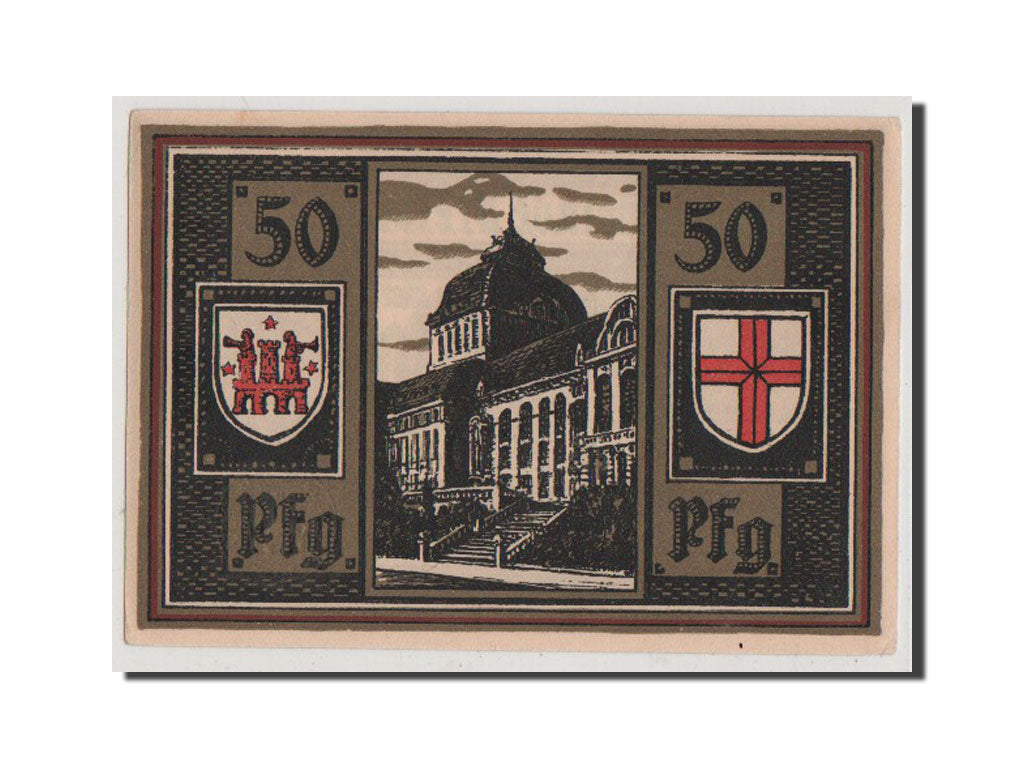 Banknote, Germany, Freiburg i. Br. Stadt, 50 Pfennig, 1921, 1921-09-01, UNC(64)