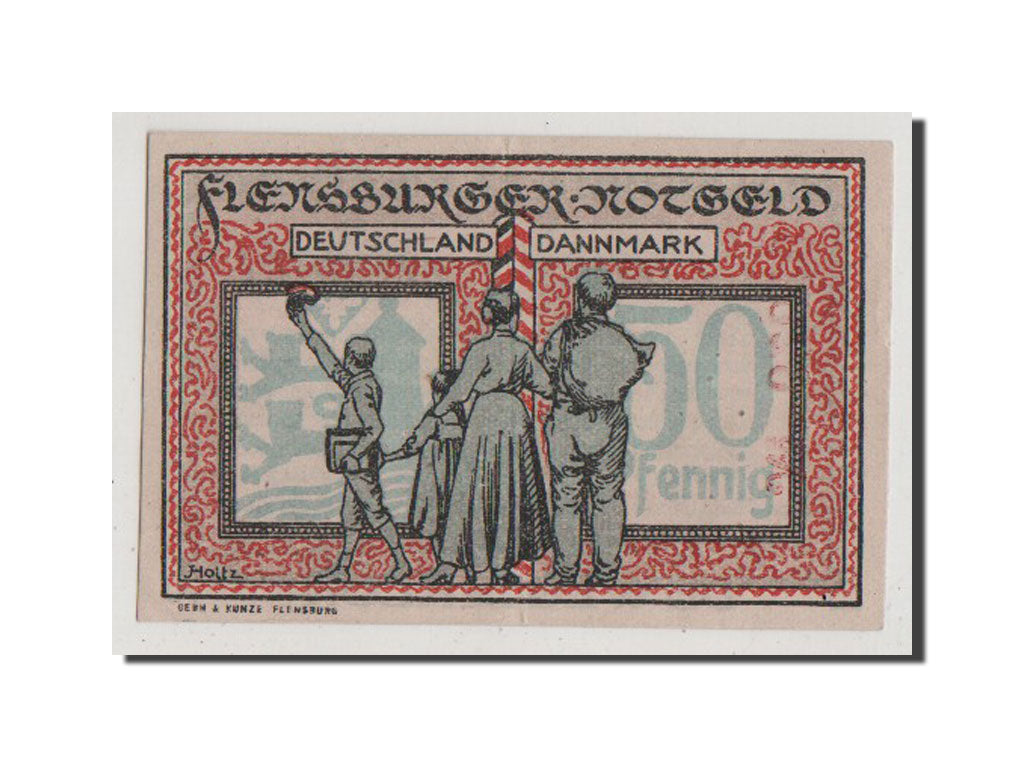 Banconote, Germania, Flensburg, 50 Pfennig, 1920, FDS, Mehl:369.1