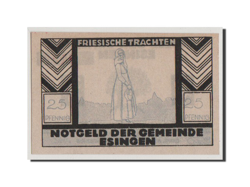 Banconote, Germania, Schleswig-Holstein, 25 Pfennig, FDS, Mehl:353.2