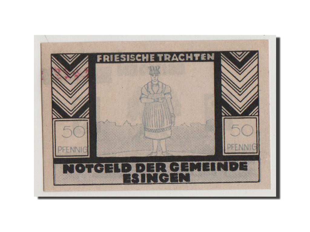 Banconote, Germania, Schleswig-Holstein, 50 Pfennig, FDS, Mehl:353.2