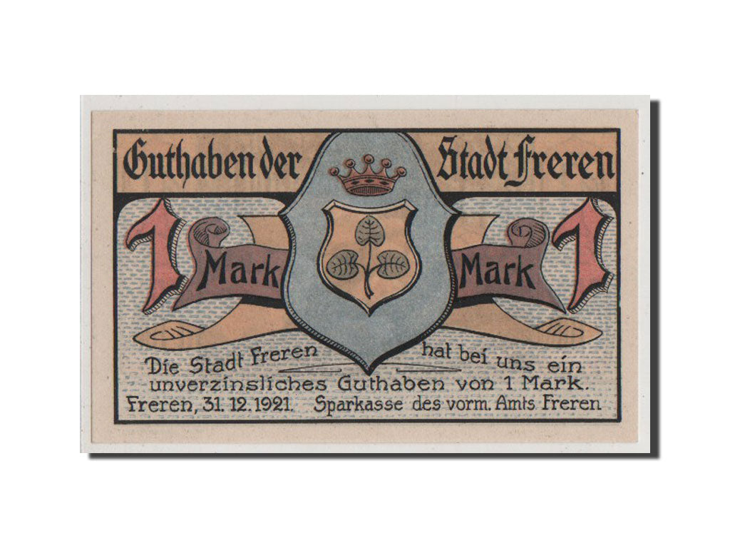 Banconote, Germania, Hannover, 1 Mark, 1921, FDS, Mehl:387.1