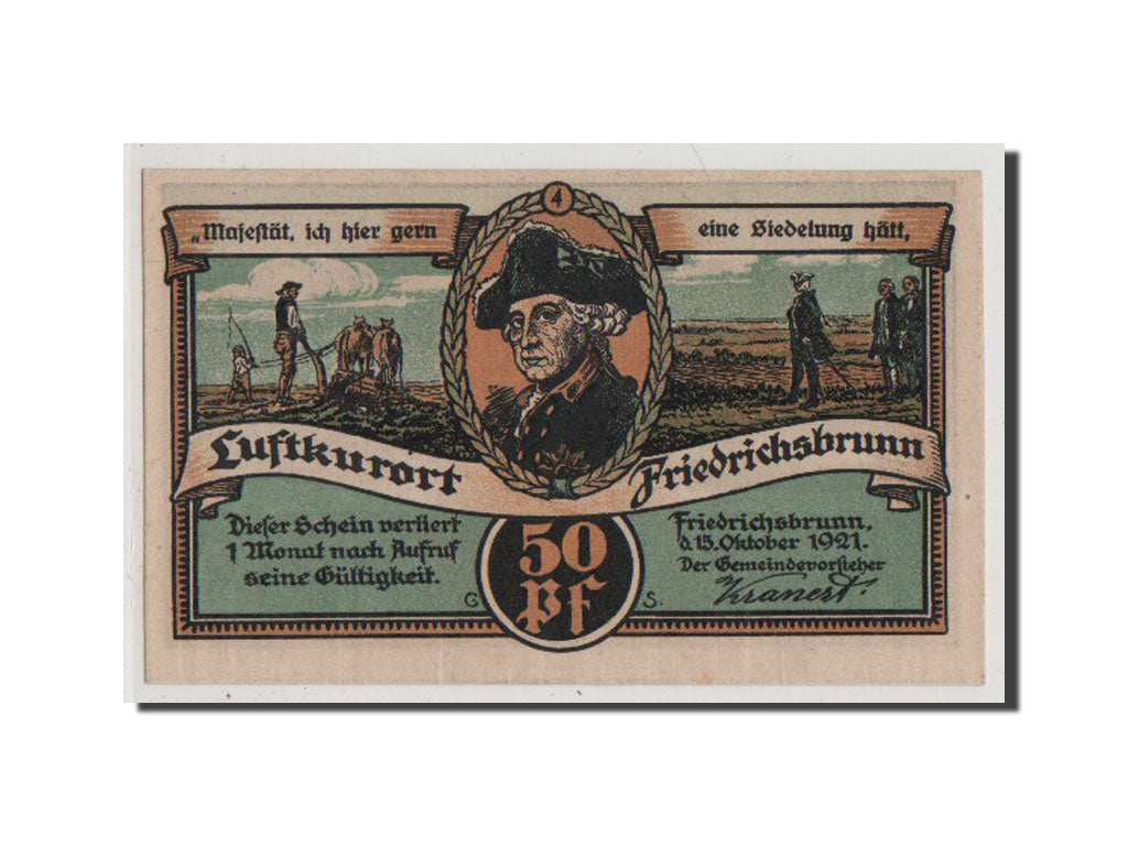 Biljet, Duitsland, Provinz Sachsen, 50 Pfennig, 1921, NIEUW, Mehl:394.1