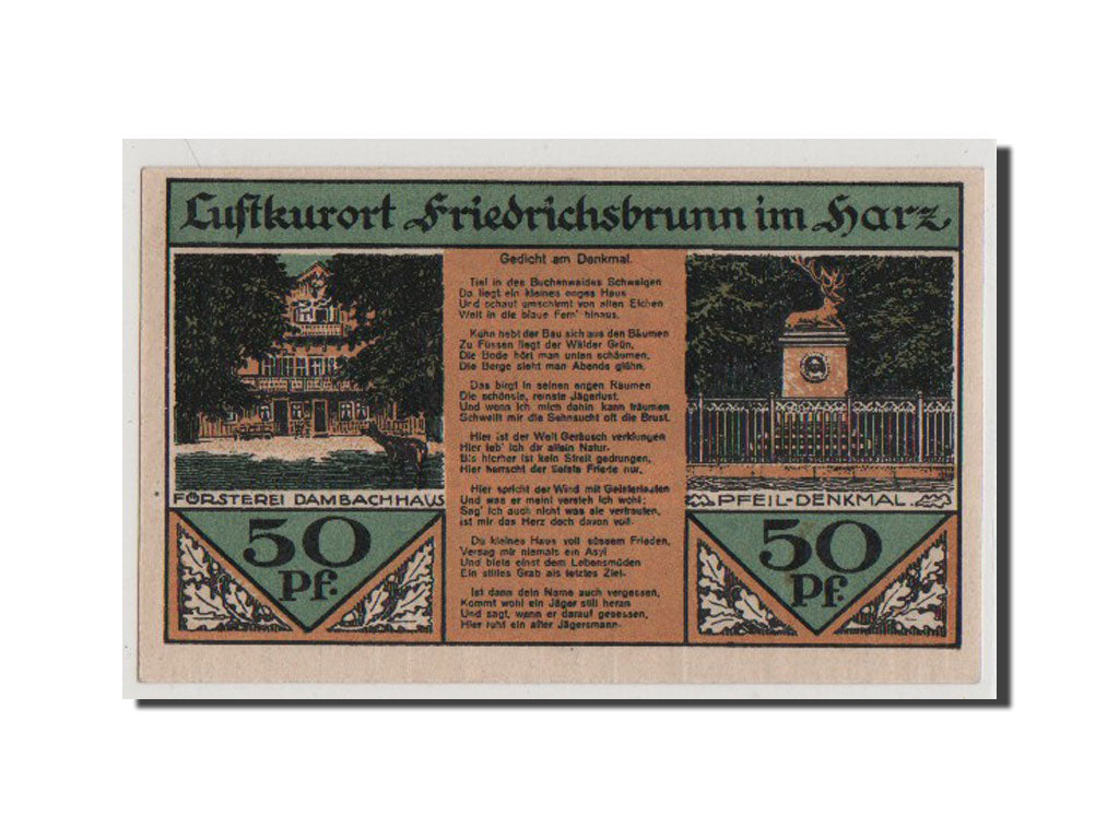 Biljet, Duitsland, Provinz Sachsen, 50 Pfennig, 1921, NIEUW, Mehl:394.1