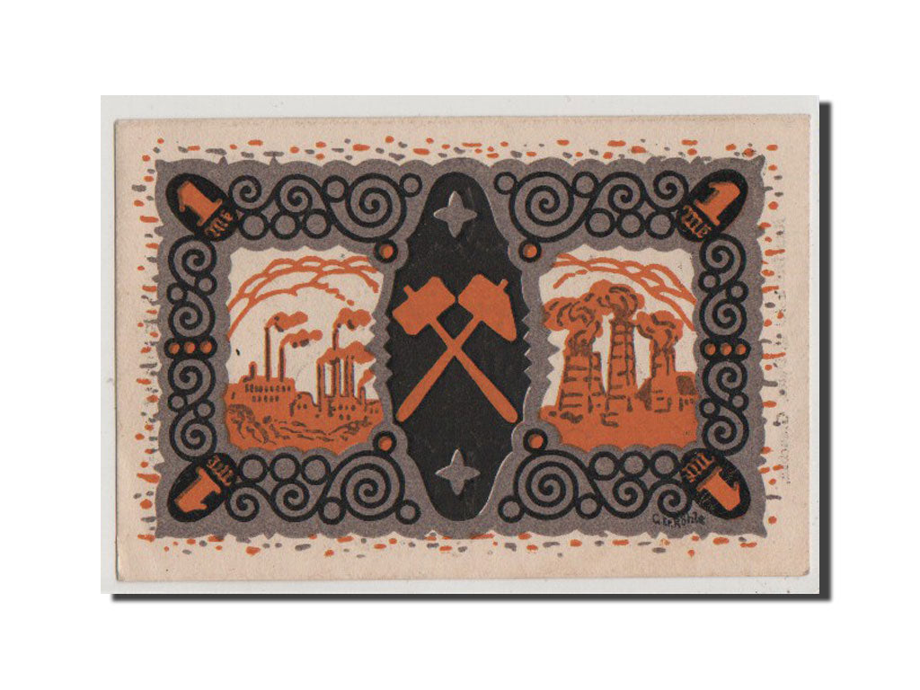 Banconote, Germania, Glauchau Stadt, 1 Mark, SPL+, Mehl:433.1