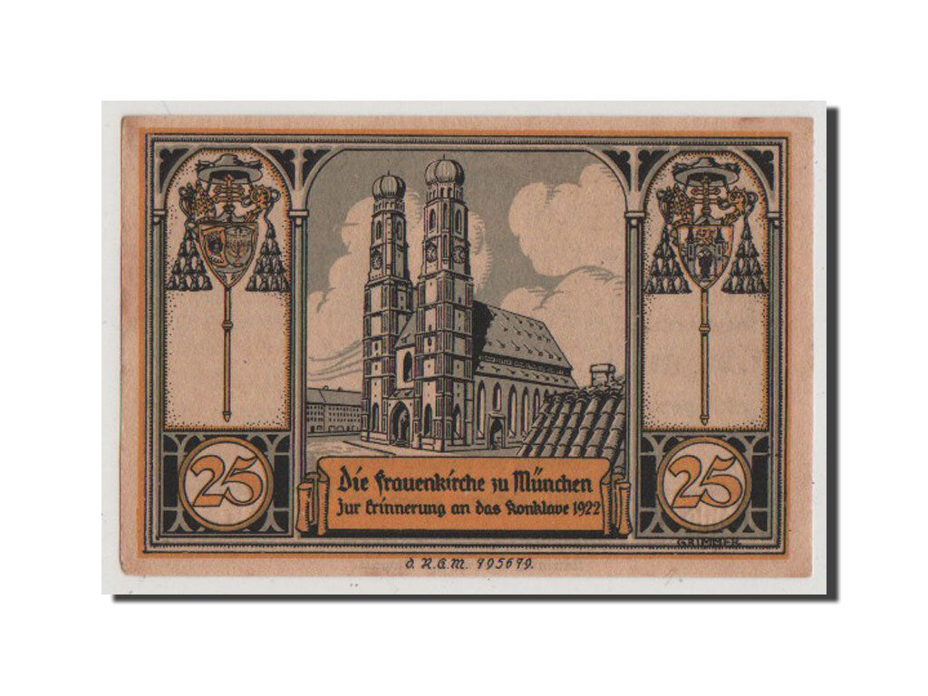Banconote, Germania, Glogau Stadt, 25 Pfennig, FDS, Mehl:438.1a