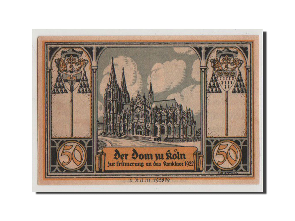 Banconote, Germania, Glogau Stadt, 50 Pfennig, FDS, Mehl:438.1a