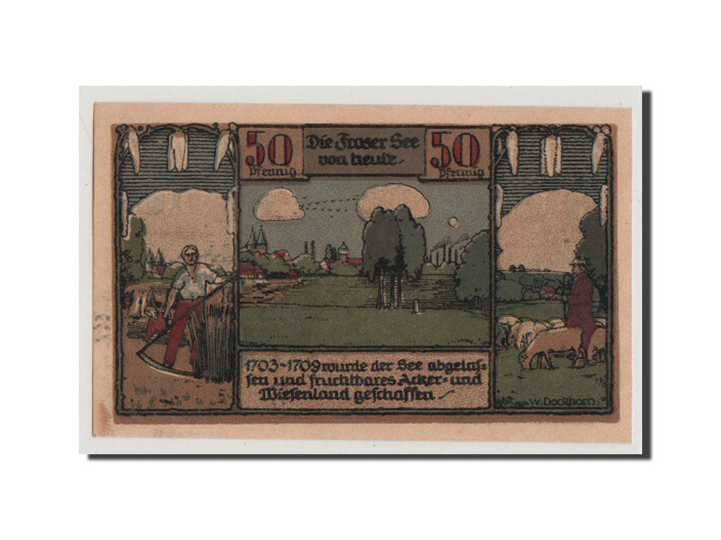 Billet, Allemagne, Frose, 50 Pfennig, 1921, NEUF, Mehl:398.4a