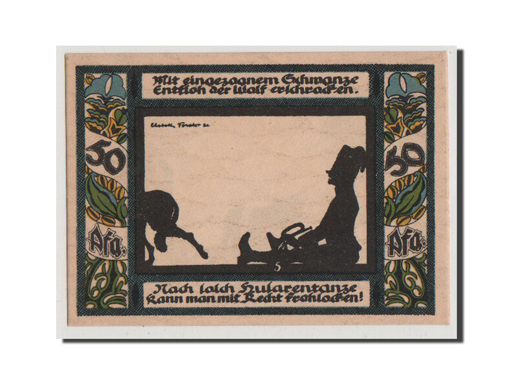 Banconote, Germania, Pommern, 50 Pfennig, 1921, FDS, Mehl:453.5
