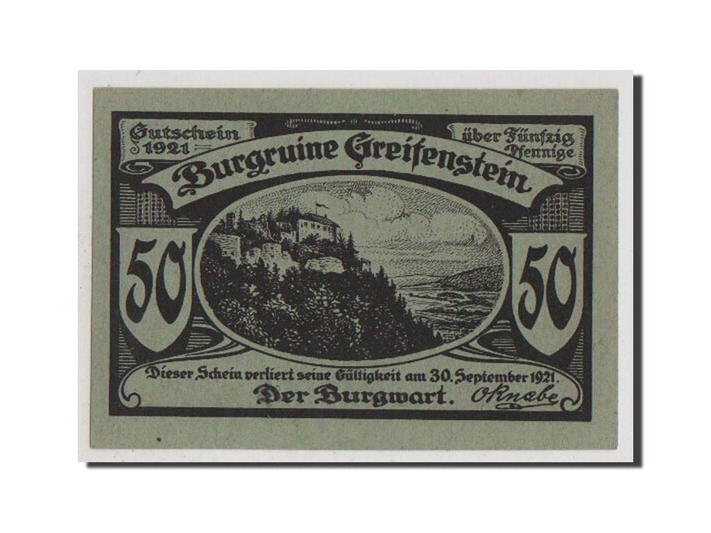 Banknote, Germany, Schwarzburg-Rudolstadt, 50 Pfennig, 1921, UNC(65-70)