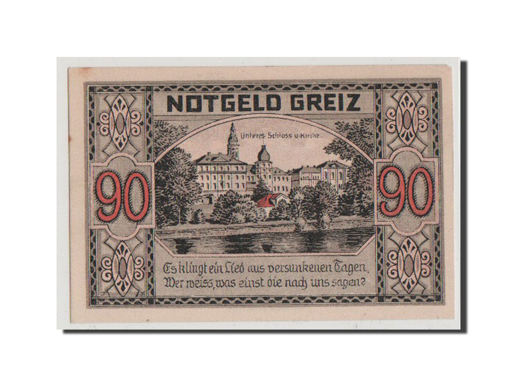 Banconote, Germania, 90 Pfennig, 1921, SPL+