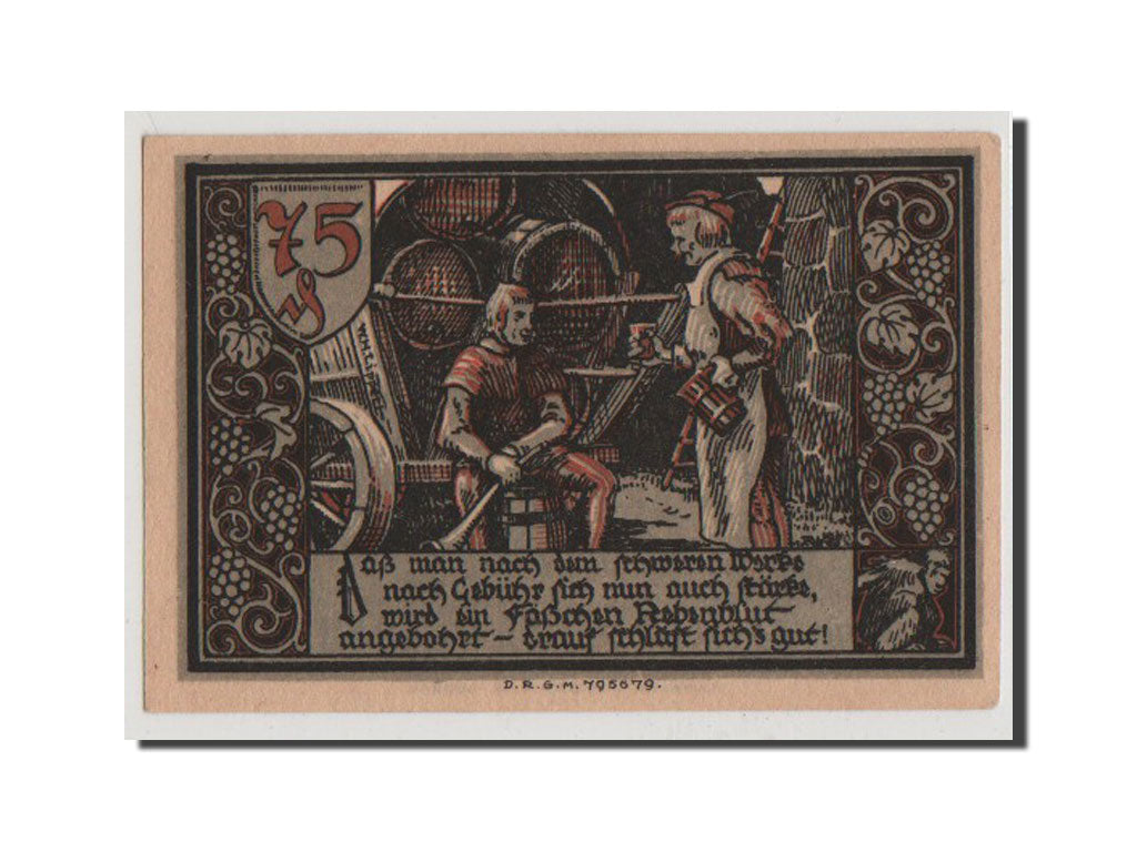 Geldschein, Deutschland, Gransee, 75 Pfennig, UNZ, Mehl:465.1a