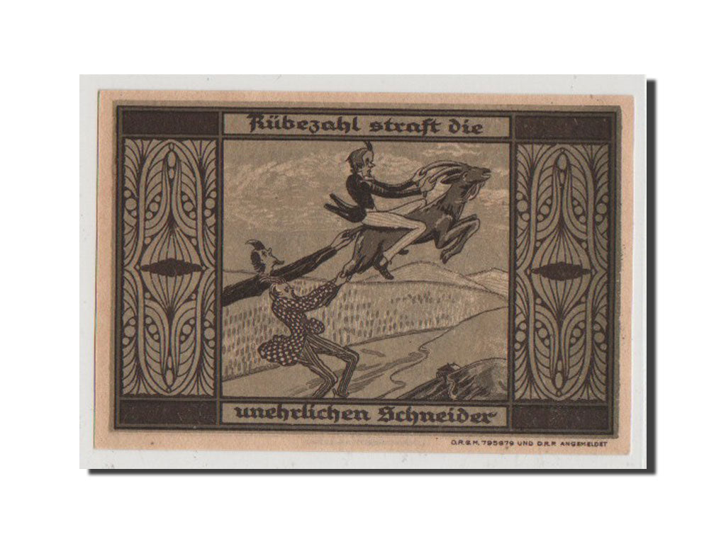 Geldschein, Deutschland, Greiffenberg, 1 Mark, UNZ-, Mehl:470.3b