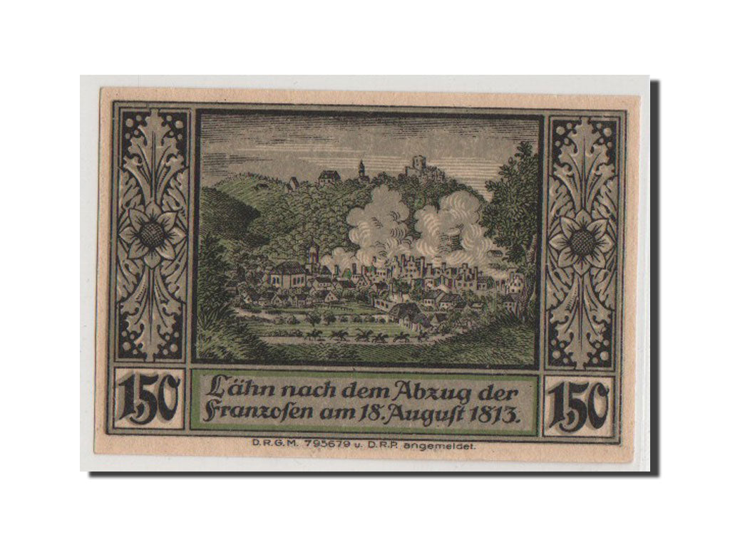 Banknote, Germany, Lahn Stadtische Sparkasse, 1.5 Mark, UNC(64), Mehl:756.1b