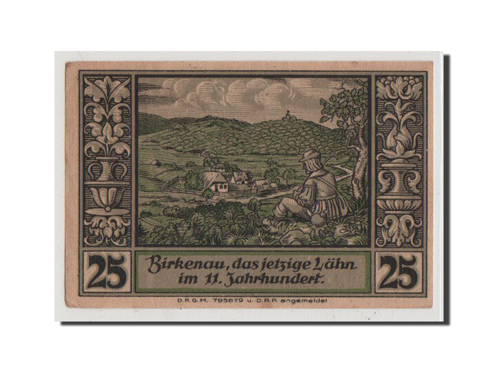 Banknote, Germany, Lahn Stadtische Sparkasse, 25 Pfennig, UNC(64), Mehl:756.1b