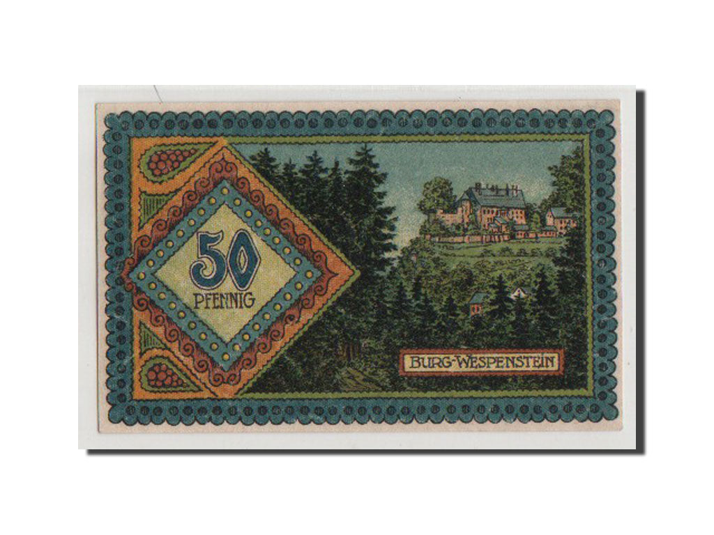 Banconote, Germania, Grafenthal, 50 Pfennig, 1921, FDS, Mehl:463.1a