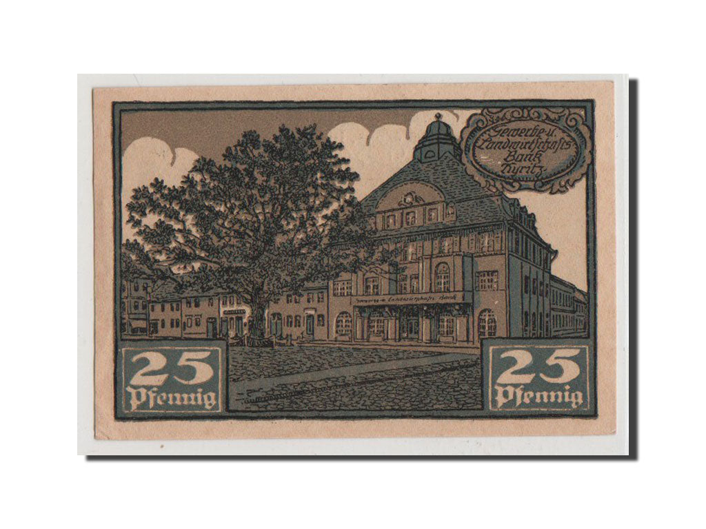 Banconote, Germania, Brandenburg, 25 Pfennig, 1921, SPL+, Mehl:753.1