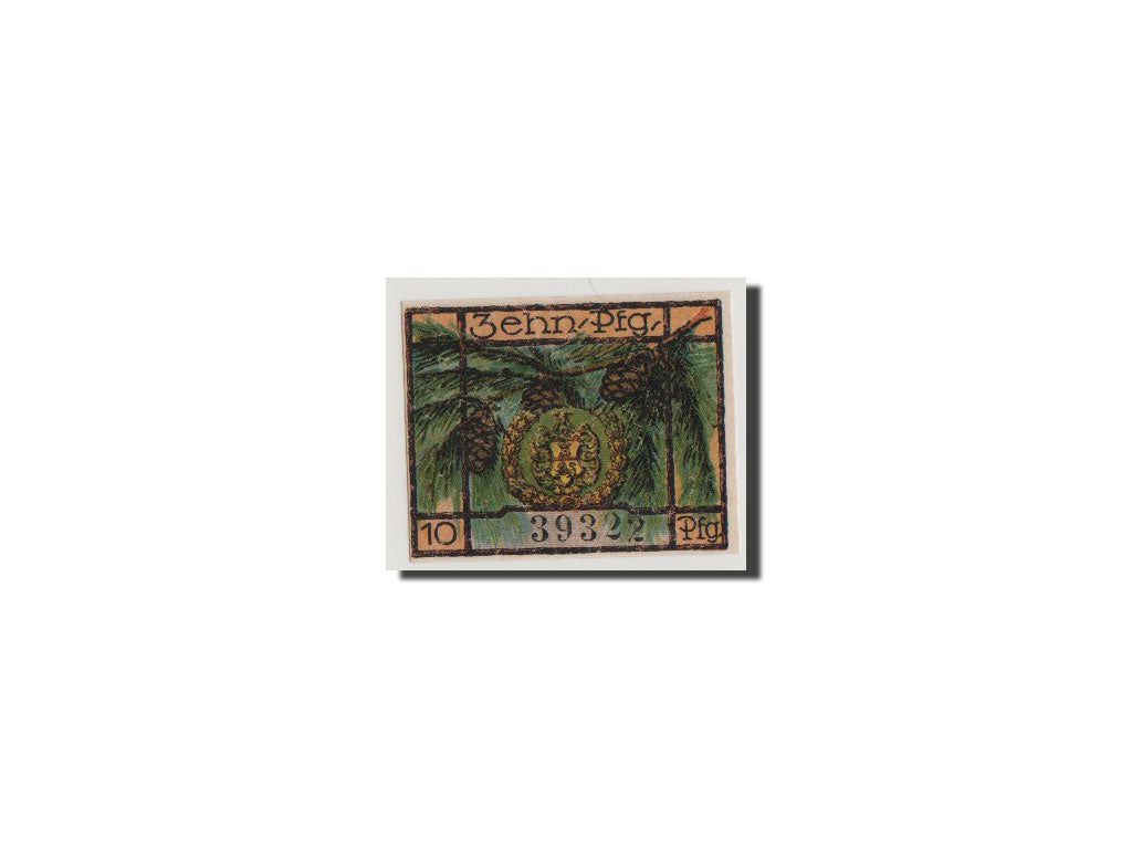 Billet, Allemagne, Grafenthal, 10 Pfennig, 1921, NEUF, Mehl:463.1