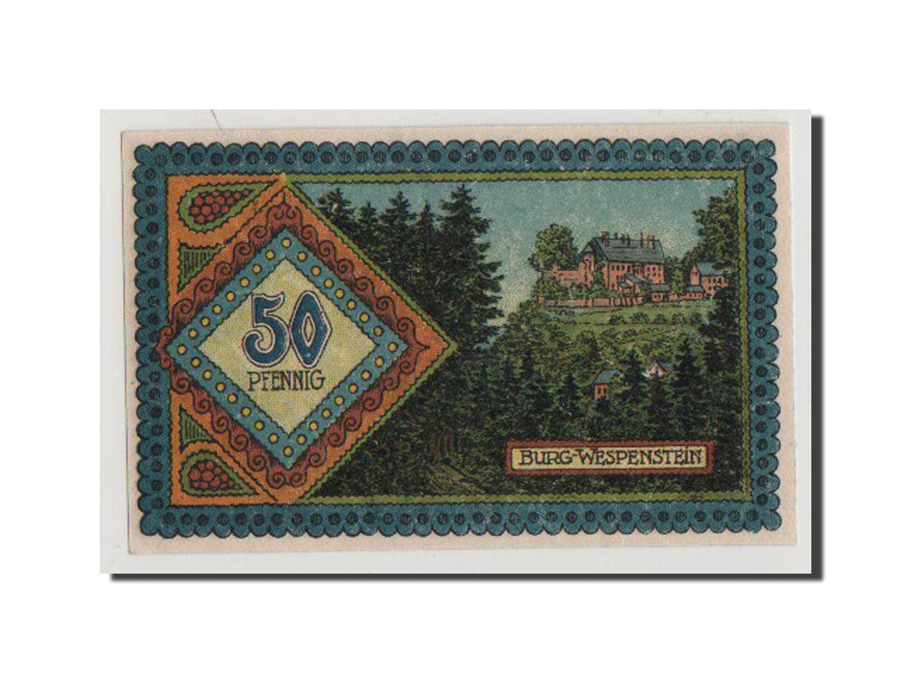 Banconote, Germania, Grafenthal, 50 Pfennig, 1921, FDS, Mehl:463.1