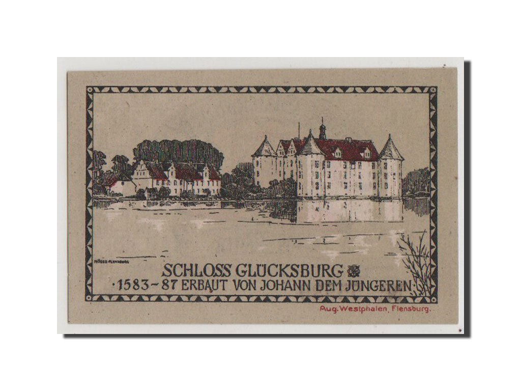 Banconote, Germania, Glucksburg, 1 Mark, 1920, SPL+, Mehl:441.1c