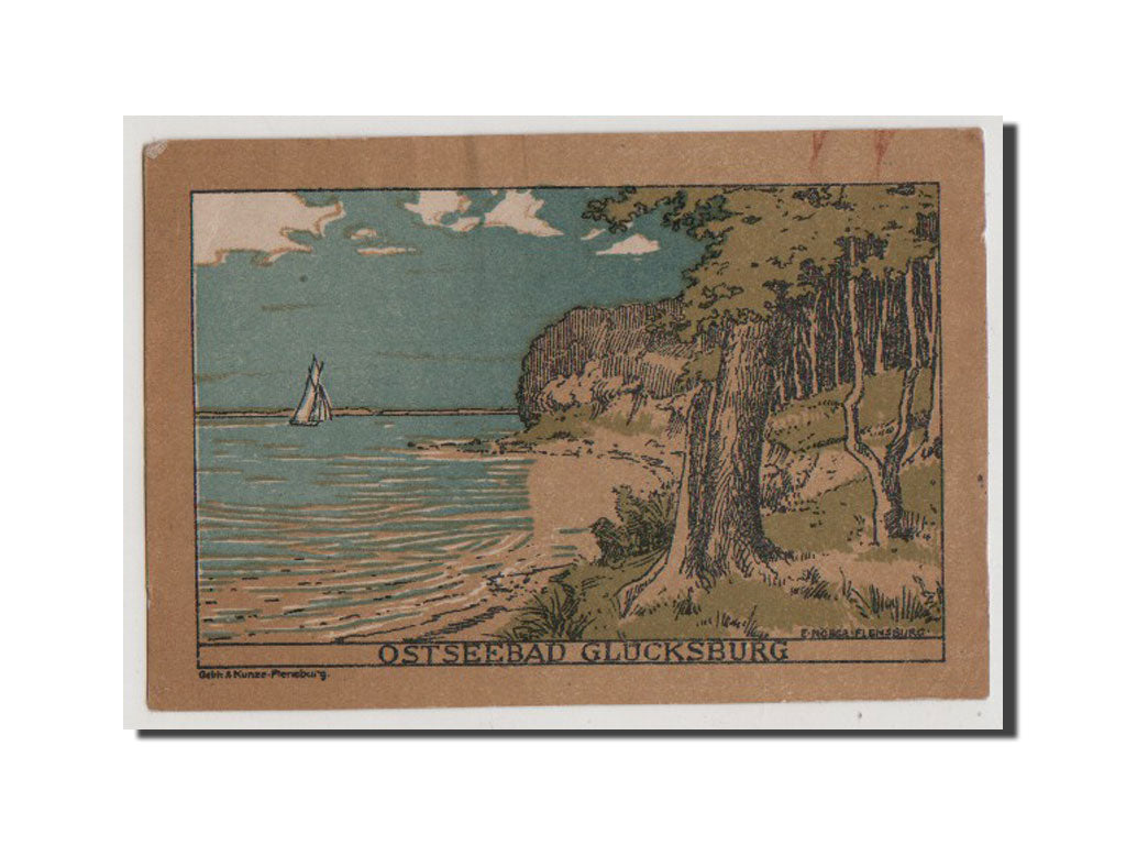 Geldschein, Deutschland, Glucksburg, 50 Pfennig, 1920, VZ+, Mehl:441.2a