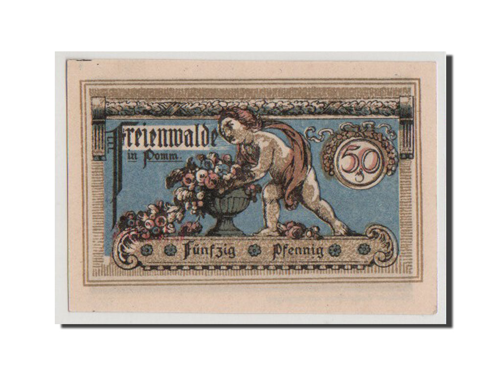 Banknot, Niemcy, Freienwalde Stadt, 50 Pfennig, 1921, UNC(65-70), Mehl:385.6