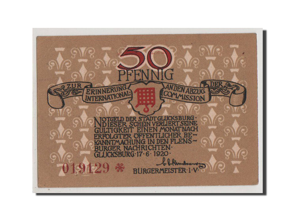 Geldschein, Deutschland, Glogau Stadt, 50 Pfennig, 1920, UNZ-, Mehl:441.2a