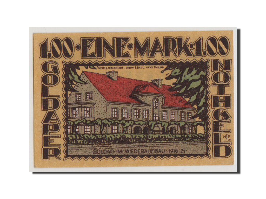 Banconote, Germania, Ostpreußen, 100 Pfennig, FDS, Mehl:451.1