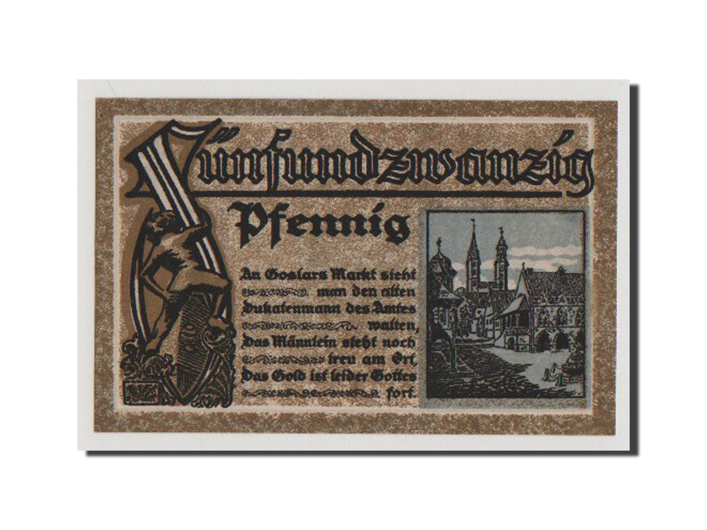 Banconote, Germania, Goslar Stadt, 25 Pfennig, 1920, 1920-06-01, FDS, Mehl:455.1