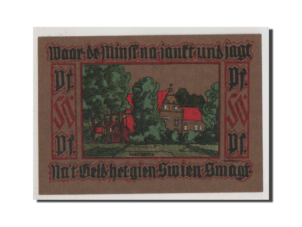 Billet, Allemagne, Leer, 50 Pfennig, 1921, 1921-10-01, NEUF, Mehl:782.1