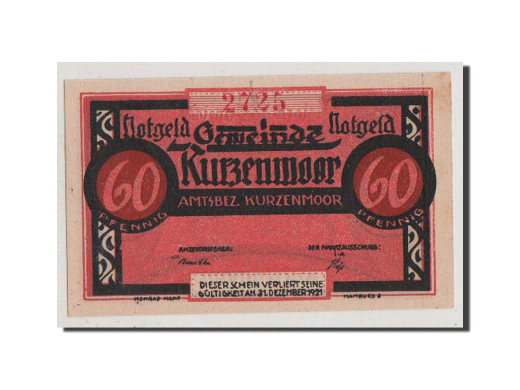 Geldschein, Deutschland, Schleswig-Holstein, 60 Pfennig, UNZ, Mehl:751.1a