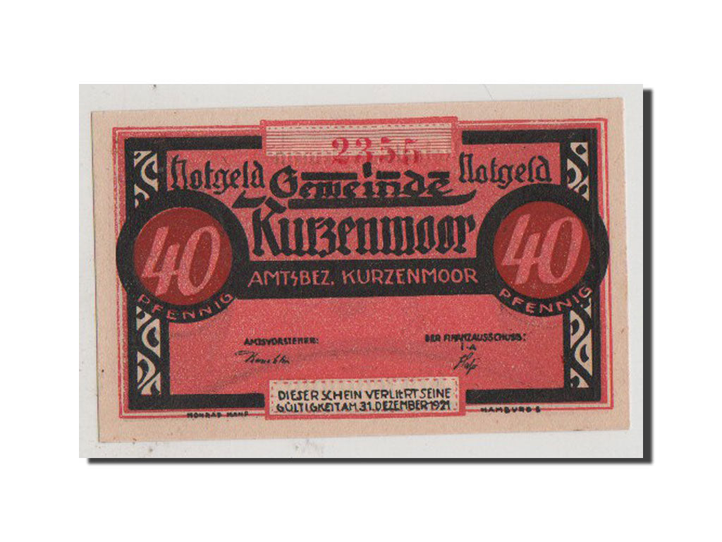 Banconote, Germania, Schleswig-Holstein, 40 Pfennig, FDS, Mehl:751.1a