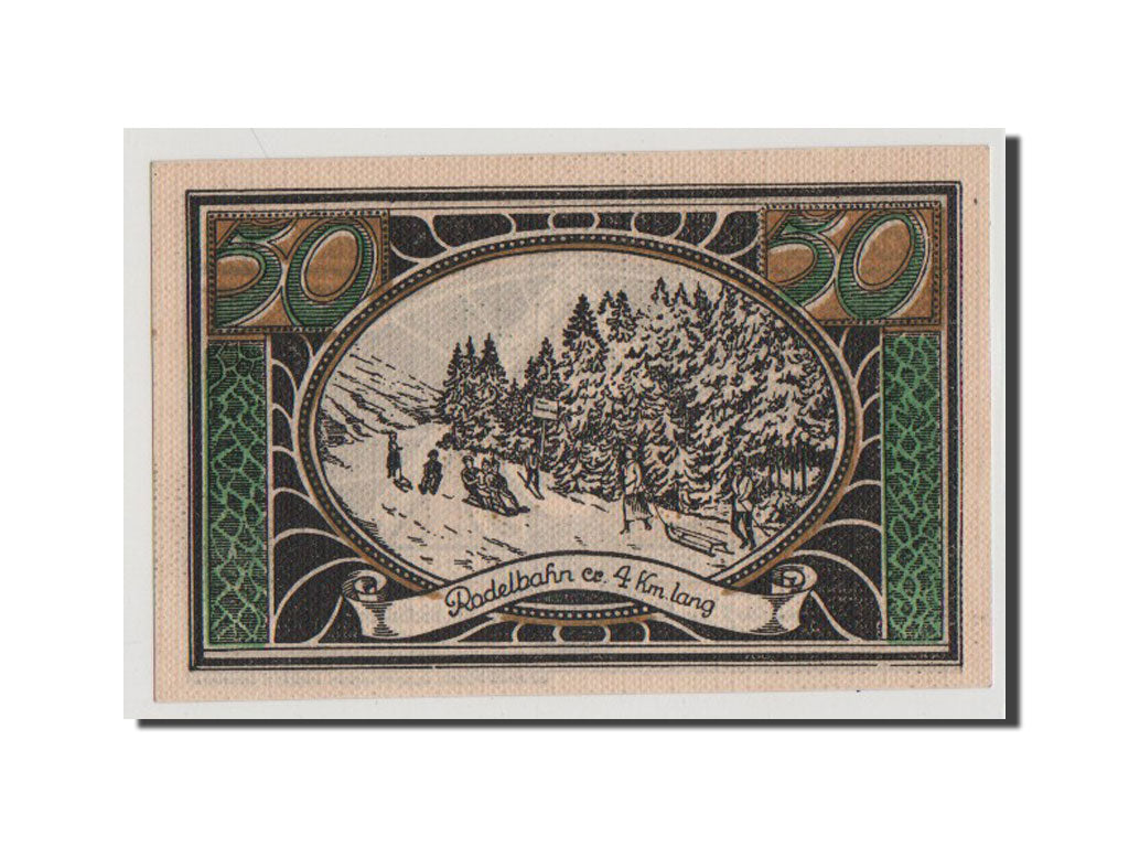 Geldschein, Deutschland, Lautenthal, 50 Pfennig, 1921, UNZ, Mehl:778.2