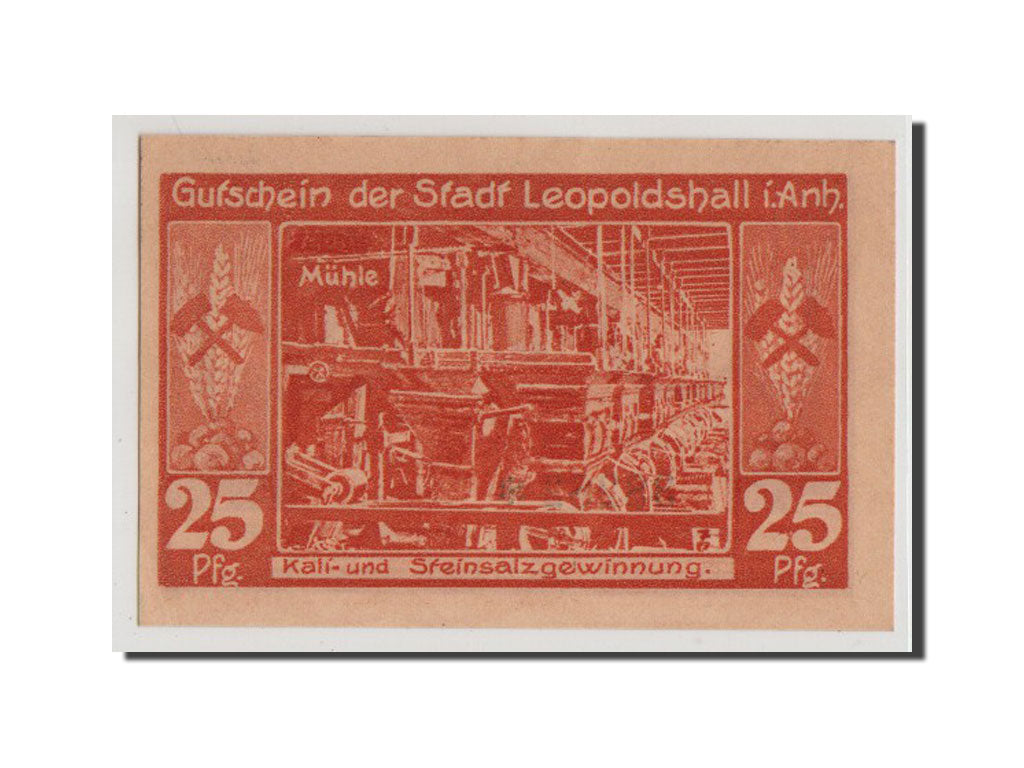 Banknote, Germany, Anhalt, 25 Pfennig, 1921, UNC(65-70), Mehl:794.3
