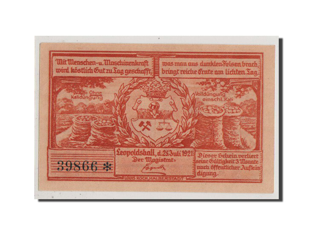 Banconote, Germania, Anhalt, 25 Pfennig, 1921, FDS, Mehl:794.4
