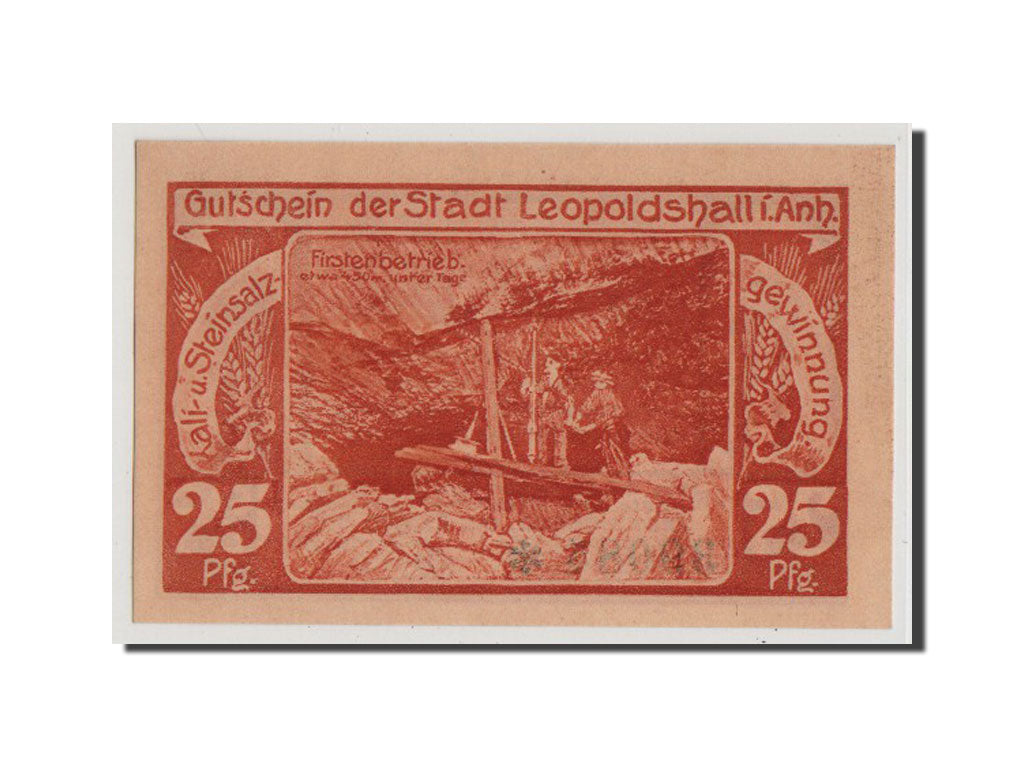 Banconote, Germania, Anhalt, 25 Pfennig, 1921, FDS, Mehl:794.1