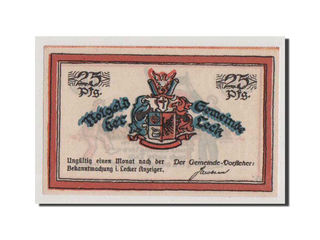 Banconote, Germania, Schleswig-Holstein, 25 Pfennig, FDS, Mehl:780.1