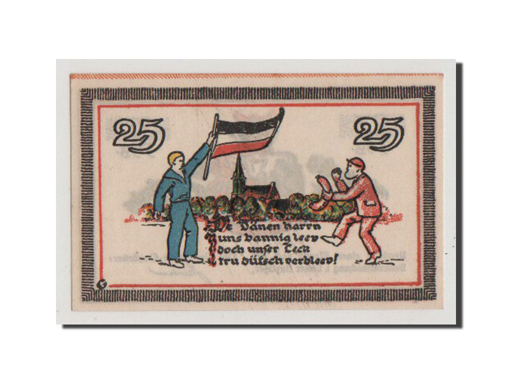 Banconote, Germania, Schleswig-Holstein, 25 Pfennig, FDS, Mehl:780.1
