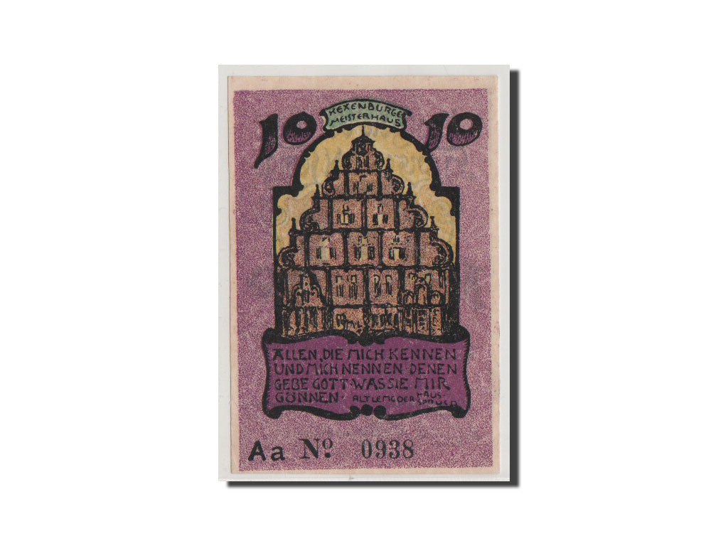 Banknote, Germany, Lemgo Stadt, 10 Pfennig, 1921, UNC(65-70), Mehl:789.2
